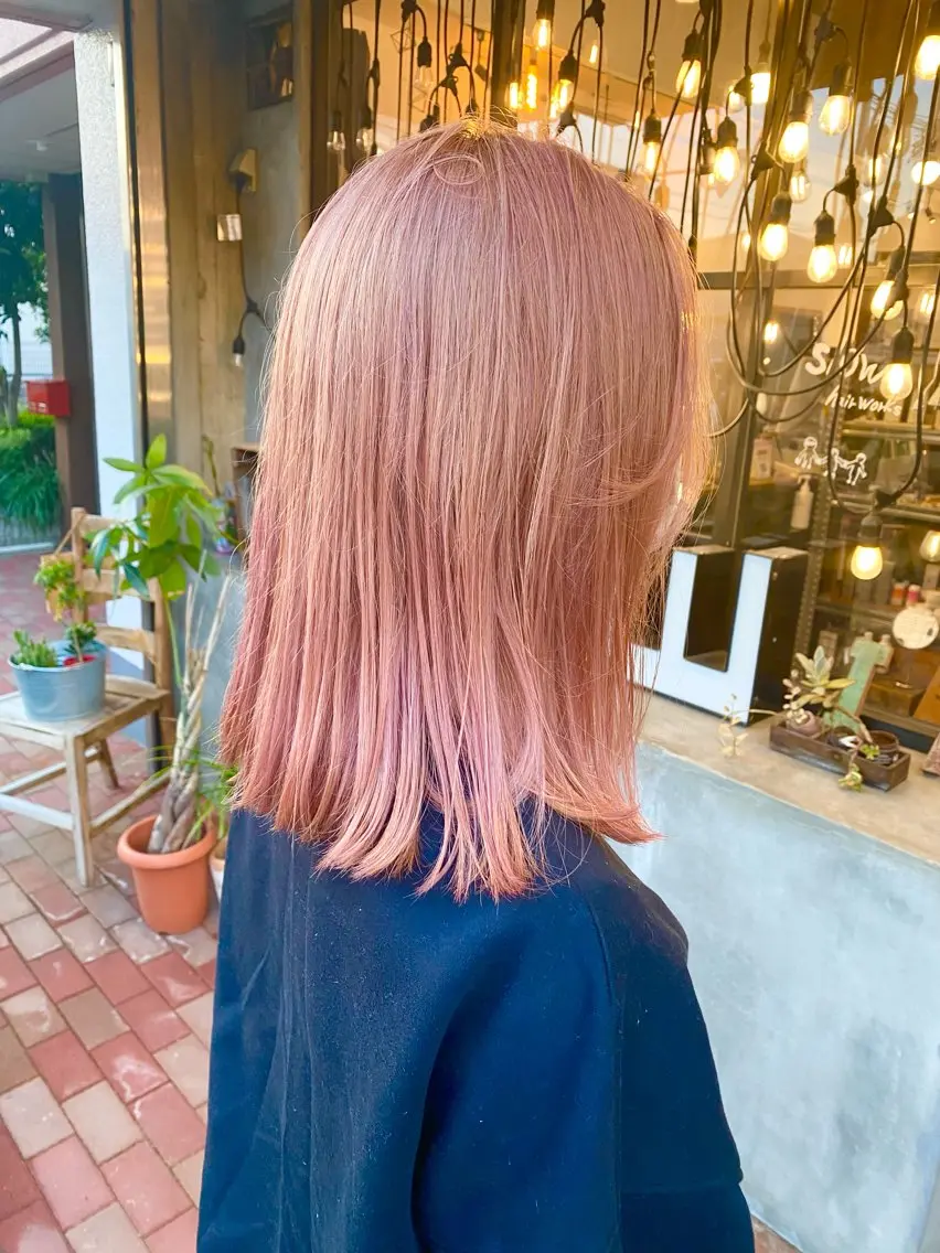 セミロング slow✂︎ 矢野芹奈のヘアスタイル