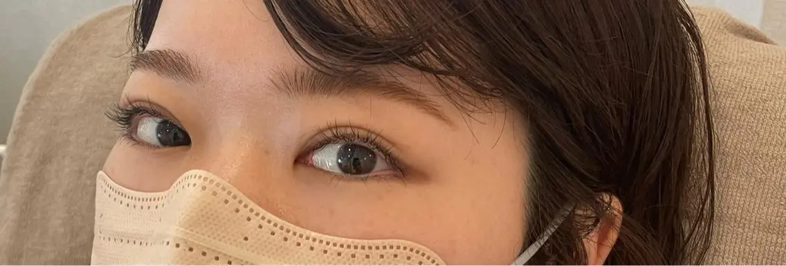マツエク・マツパ フラットラッシュ Jカール 一重×まつ毛パーマ PLUME🕊 yuunaのマツエク・マツパデザイン