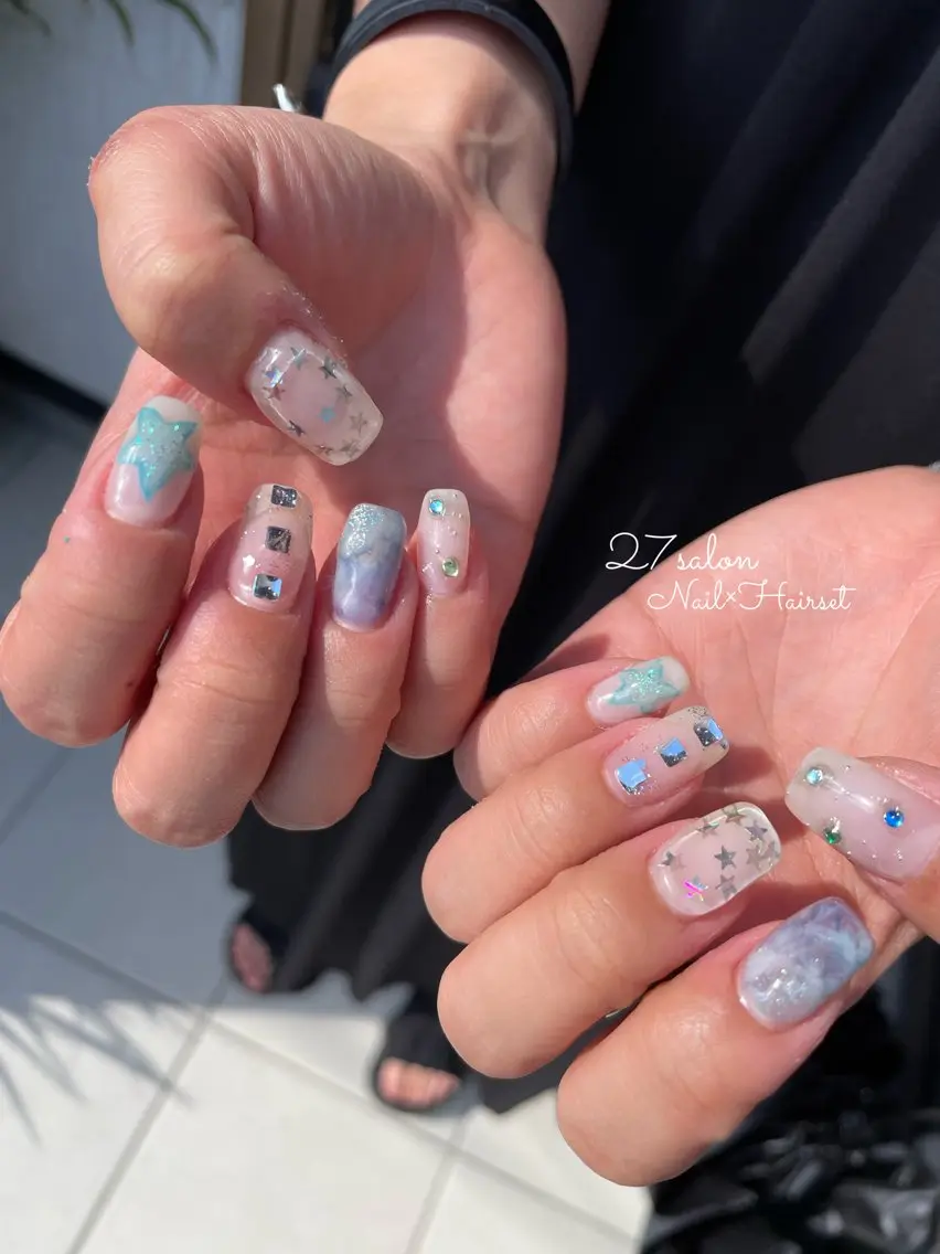 ネイル ニュアンスネイル 27salon yuinaのネイルデザイン