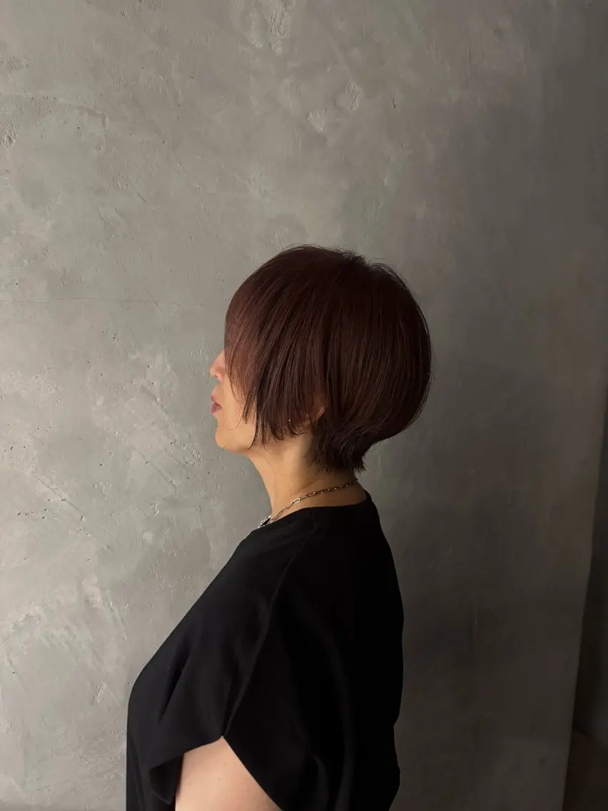 ショート 顔周りカット レイヤーカット ショートヘア カット 🩵MAI🩵 レイヤーカットのヘアスタイル
