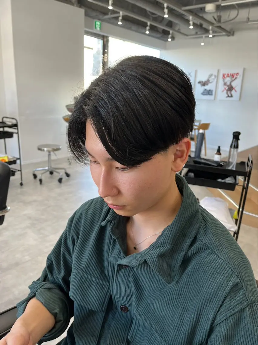 【ご新規様限定📣】💈普段のアイロンを楽にしたい方💈骨格矯正カット+縮毛矯正ストレート+トリートメントの写真