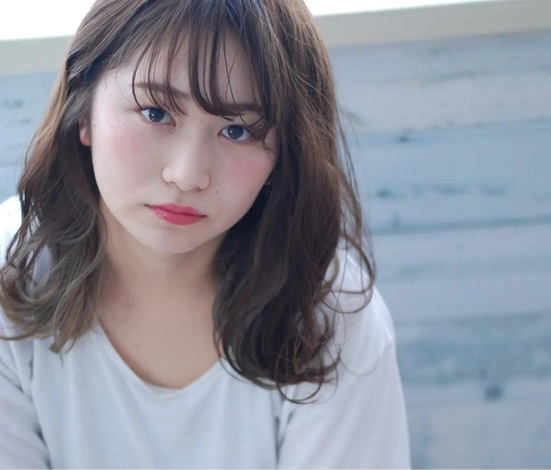 セミロング パーマ 和泉府中美容室 YUMEのヘアスタイル