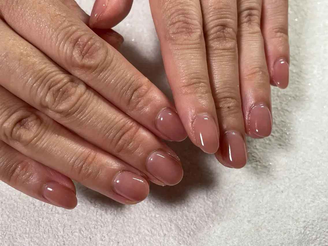 ネイル オーロラネイル フットネイル フレンチネイル ジェルネイル 韓国ネイル ハンドネイル kiki nail &brow二子玉川のネイルデザイン