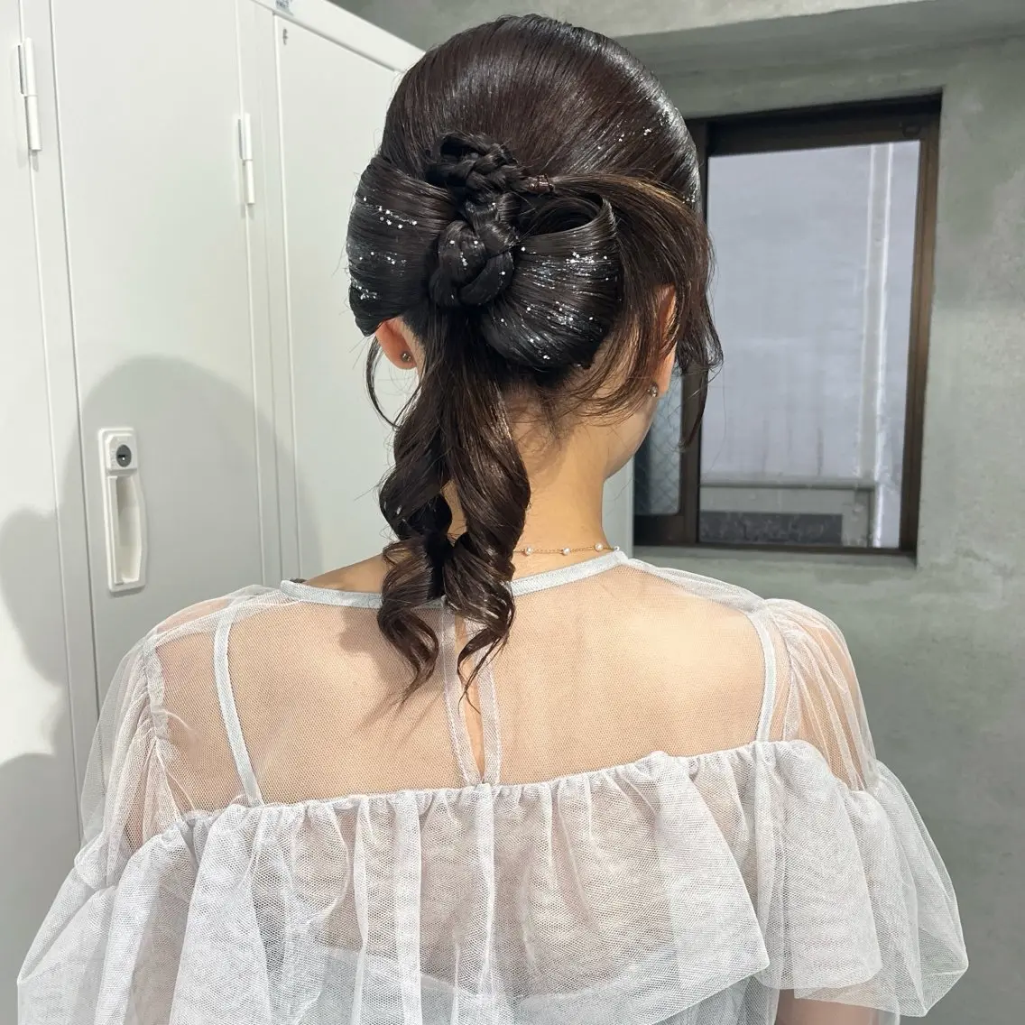 ヘアアレンジ ヘアセット 広香🪽ハイトーン/ レイヤー/ヘアセットのヘアスタイル
