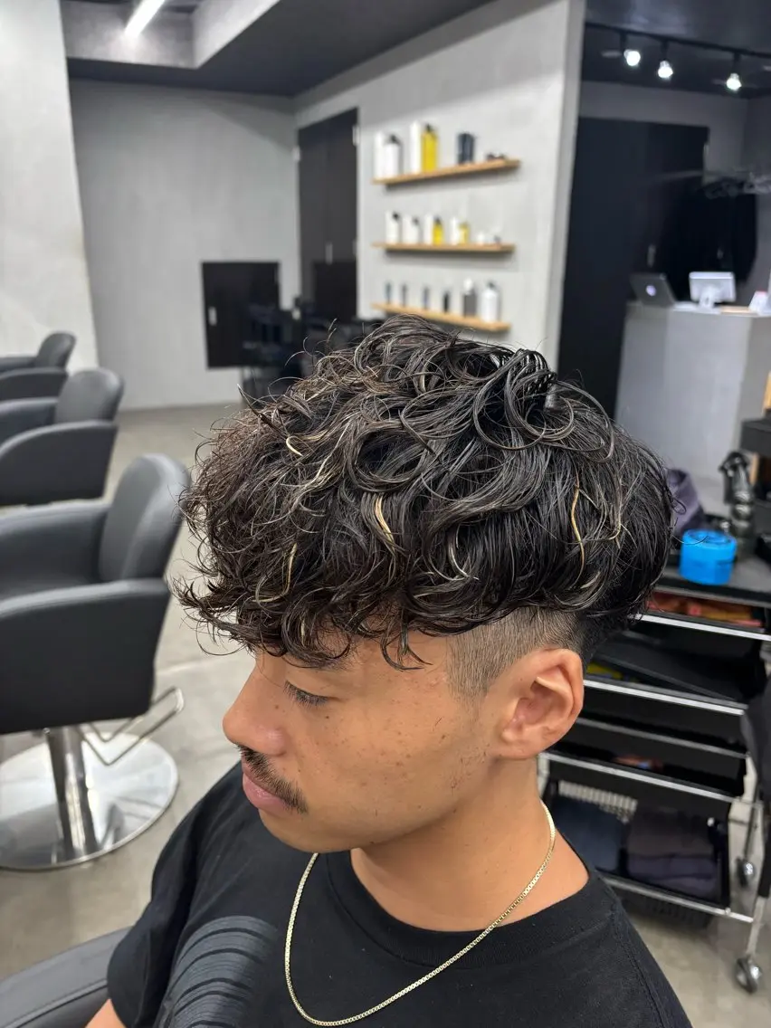 ショート パーマ メンズ カット パーマ トリートメント メンズ支持率NO.1 マサキのヘアスタイル