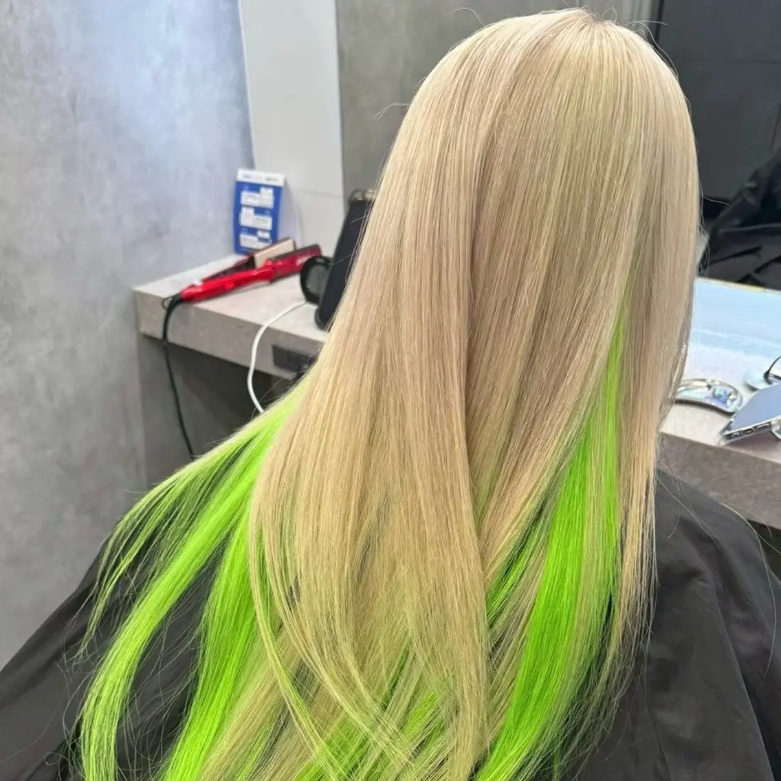 カラー ハイトーンカラー インナーカラー ハイトーンYoshi いろあそび/八王子のヘアスタイル