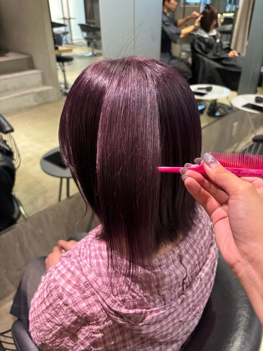 ショート カット ヘアカラー トリートメント 西田 美侑/ 前髪・顔周りカットのヘアスタイル