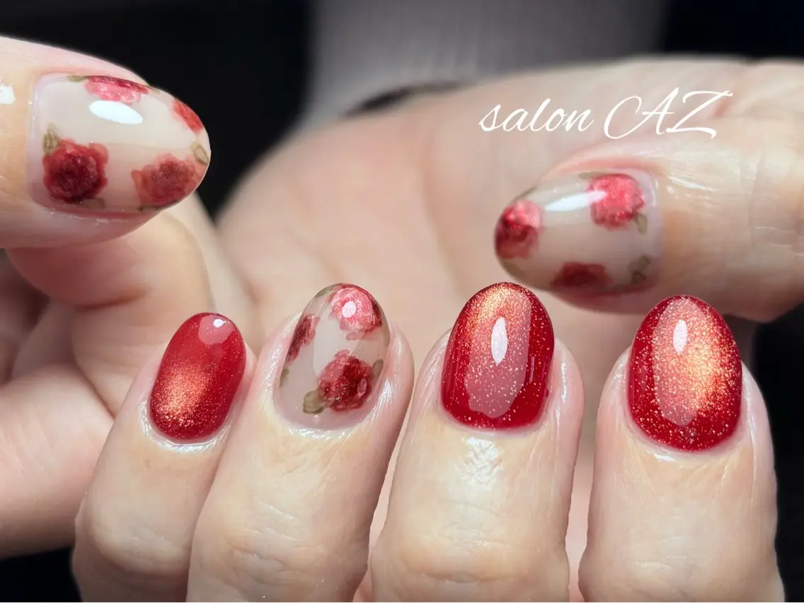 ネイル オフィスネイル ハンドネイル salon AZのネイルデザイン