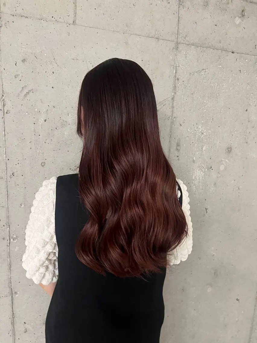ロング カラー ブリーチ 透明感カラー ダブルカラー 似合わせカット カット ヘアカラー トリートメント 頓所 大昂のヘアスタイル
