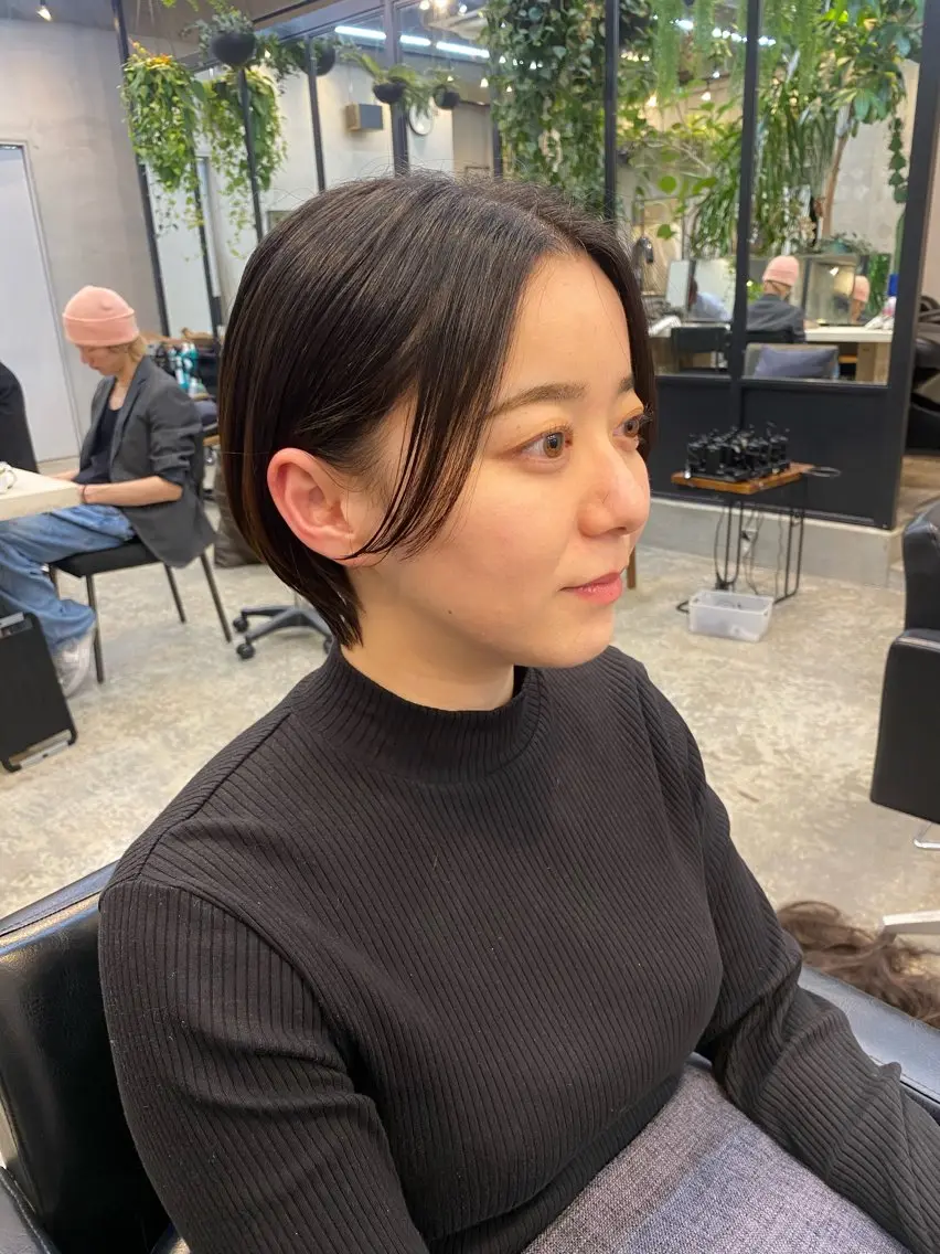 ショート ショートボブ ボブ 似合わせカット ショートヘア やました もえかのヘアスタイル