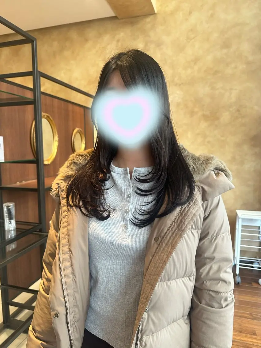 ロング レイヤーカット natsumi🍀艶 カラー/美髪縮毛のヘアスタイル