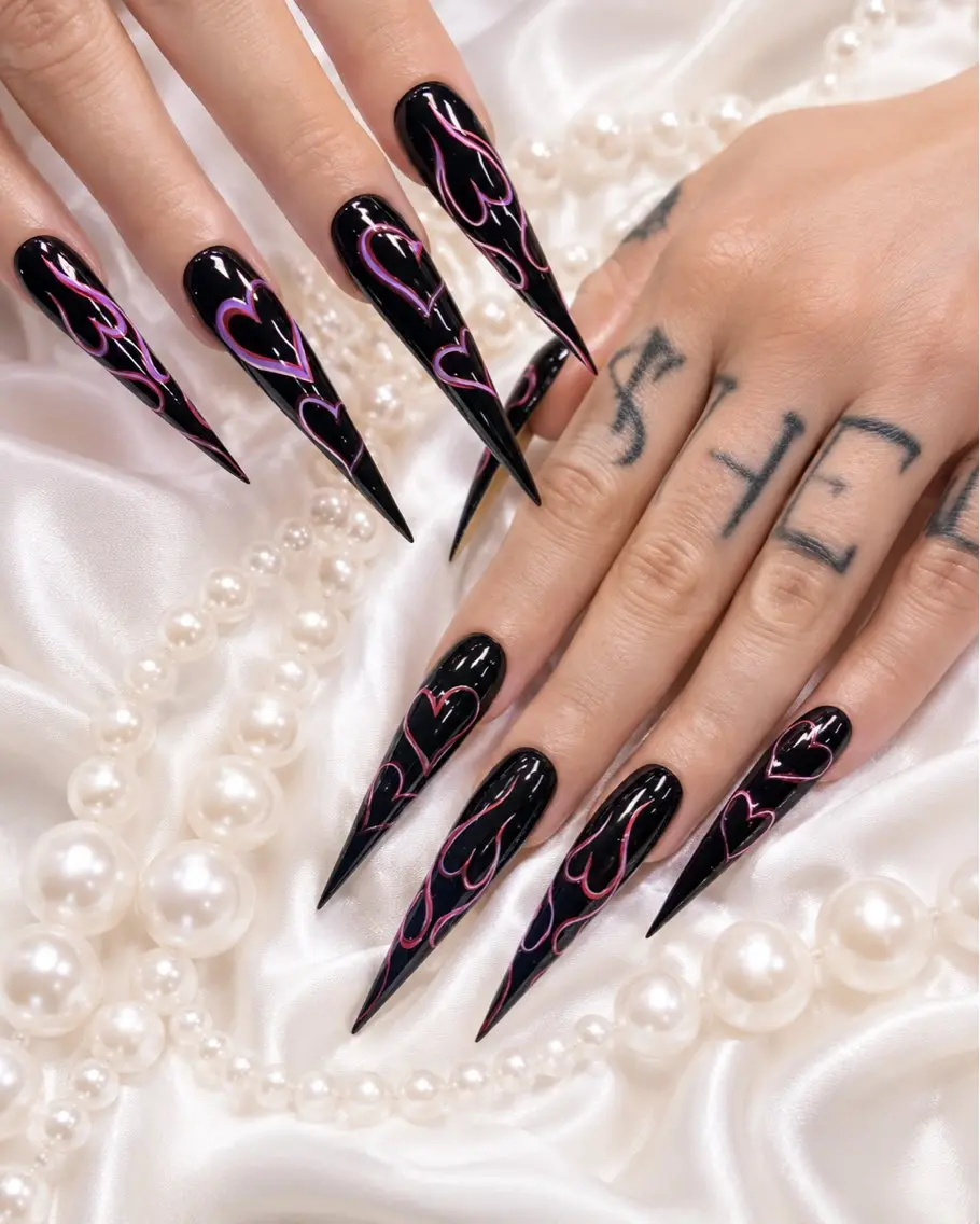 ネイル アートネイル オーロラネイル ボルドー チークネイル フレンチネイル ハンドネイル Sakura Nail Salonのネイルデザイン