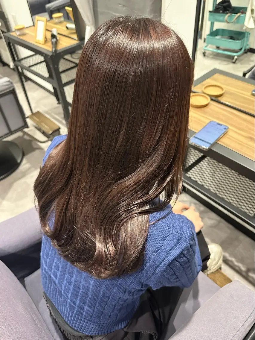 ロング カラー ブラウンカラー ヘアカラー こと/都島 /ARCOIRISのヘアスタイル