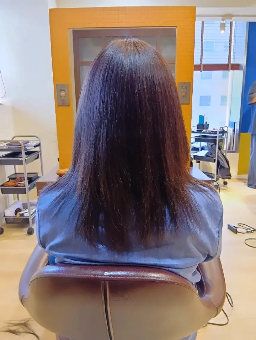 カラー セミロング ピンクカラー トリートメント カット ヘアカラー トリートメント 小林暢🌟Orque 髪質改善サロン🌙のヘアスタイル