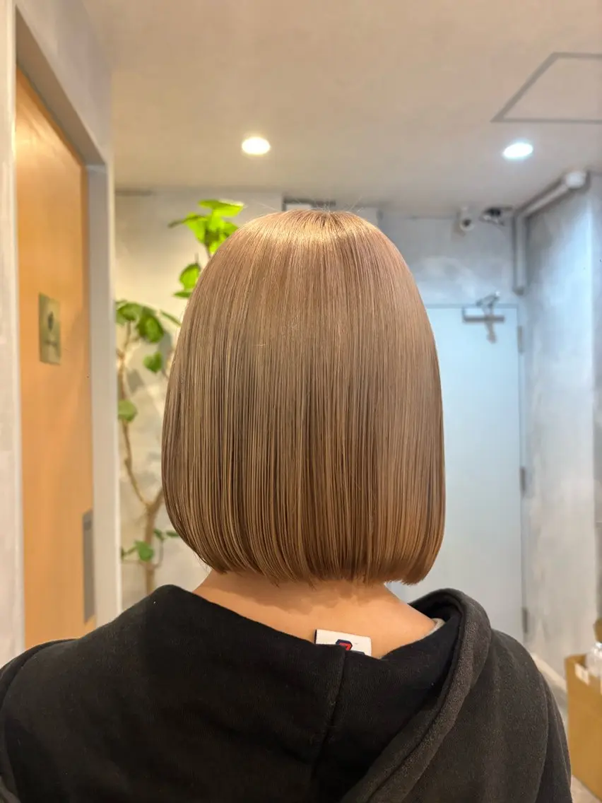 ⭐️ブリーチorブリーチなしWカラー(¥7700)🎀+オリジナルトリートメント(¥3080)の写真