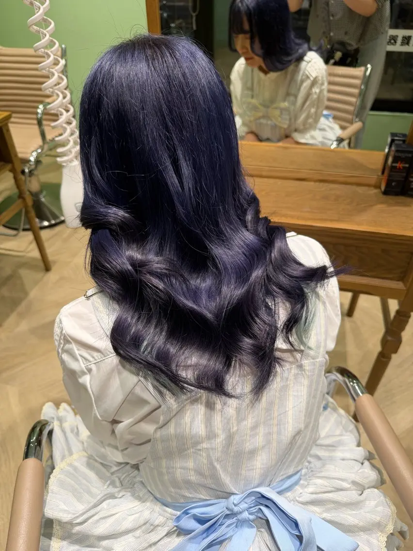 ロング ヘアカラー 横浜/ホビ垢/ 推し活/りず🩵のヘアスタイル