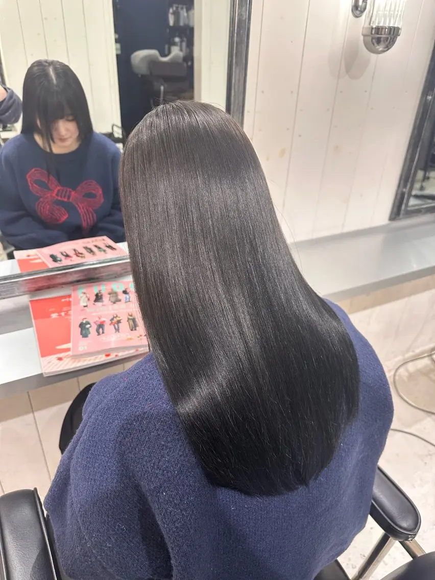 ロング カラー トリートメント HART ✝️ マッピのヘアスタイル