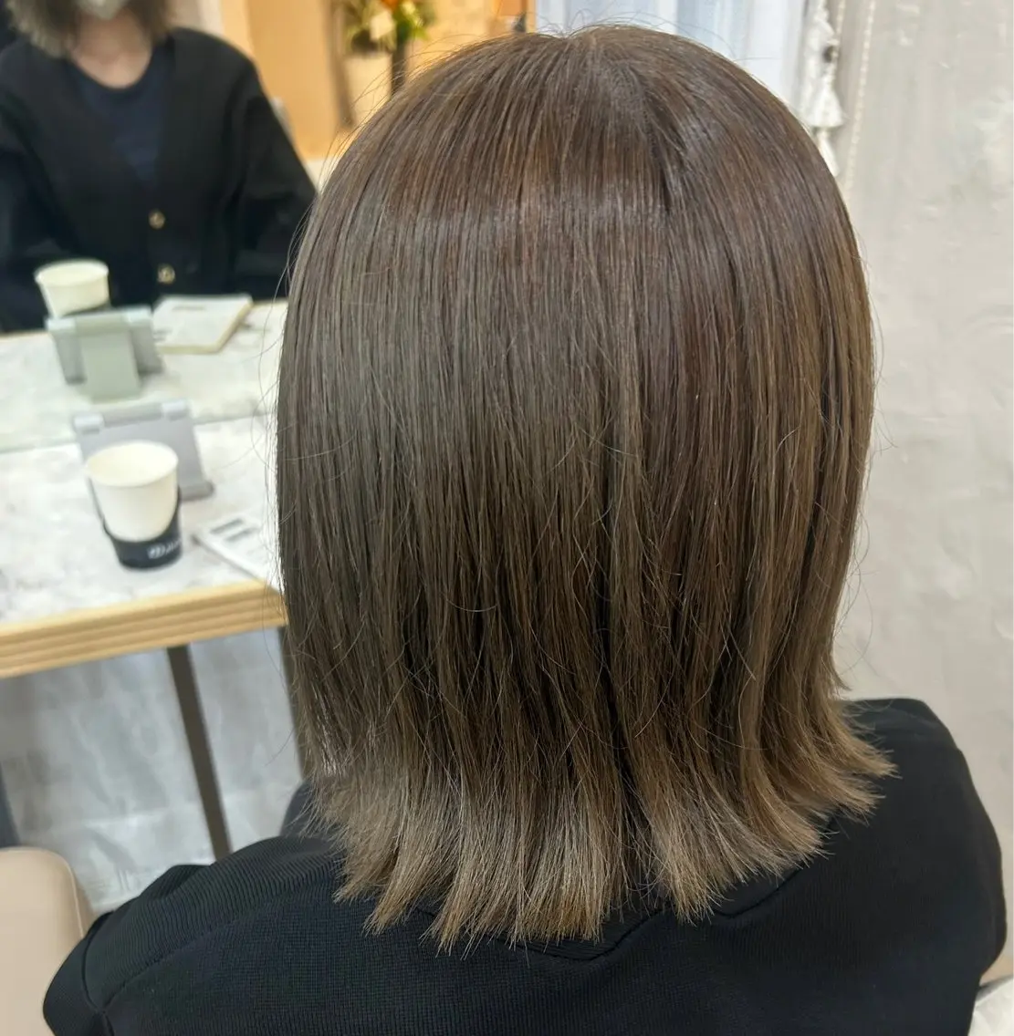 ショート カット ヘアカラー 🎀赤み消し カラーyui🎀のヘアスタイル