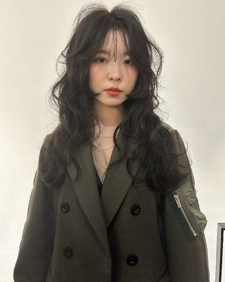 ロング カラー ミント カット ヘアカラー トリートメント 村上雅人 ナチュラルモードのヘアスタイル