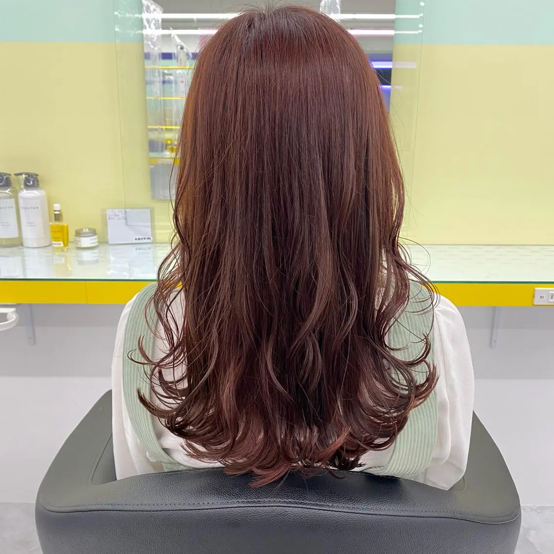 セミロング カラー ヘアアレンジ ヘアカラー トリートメント ヘッドスパ ヘアセット 🪞モテ髪/トレンド 銀座DISCO🪞のヘアスタイル