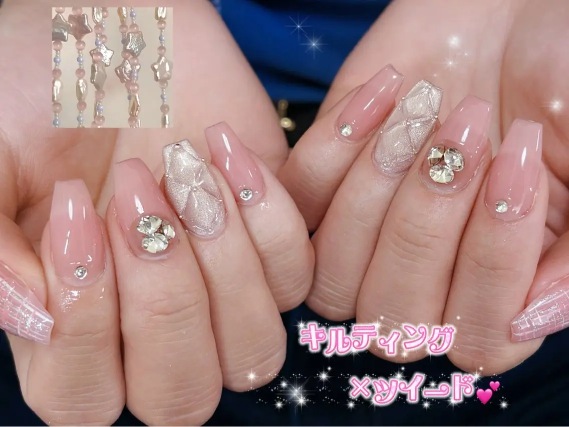 ネイル 桜ネイル フレンチネイル ジェルネイル ガラスフレンチ グラデーション ハンドネイル E3 Nail Salonのネイルデザイン