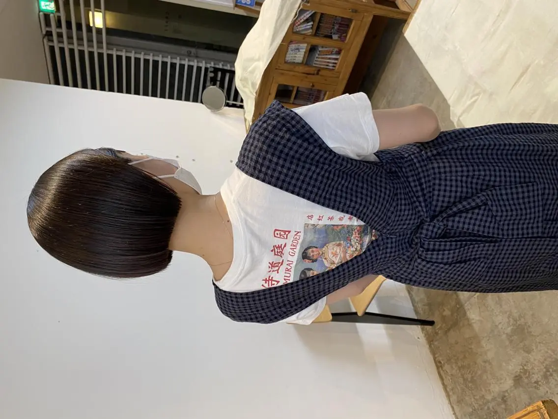 ショート 切りっぱなしボブ ボブ 似合わせカット 外ハネヘア CRAFT hairdesignのヘアスタイル