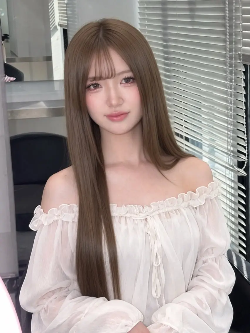 ロング カラー カット ヘアカラー 上品モテヘア🩶 karen🩶のヘアスタイル