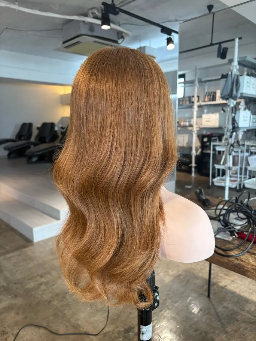 ロング ヘアアレンジ ヘアセット ナチュラルカラー/ ハイトーン AMIのヘアスタイル