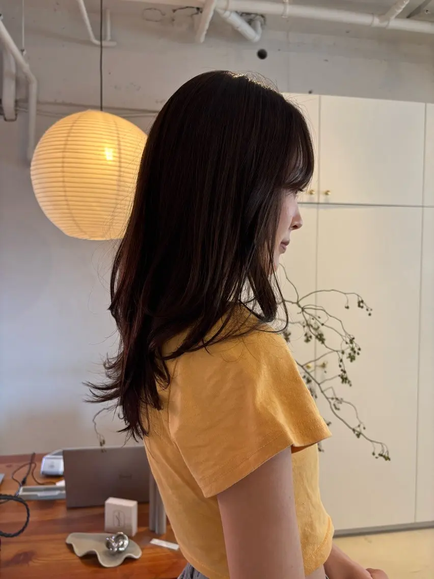 【リピーター様限定】✨顔周りカット&プレミアムカラー&バイカルテ4STEPトリートメント✨の写真