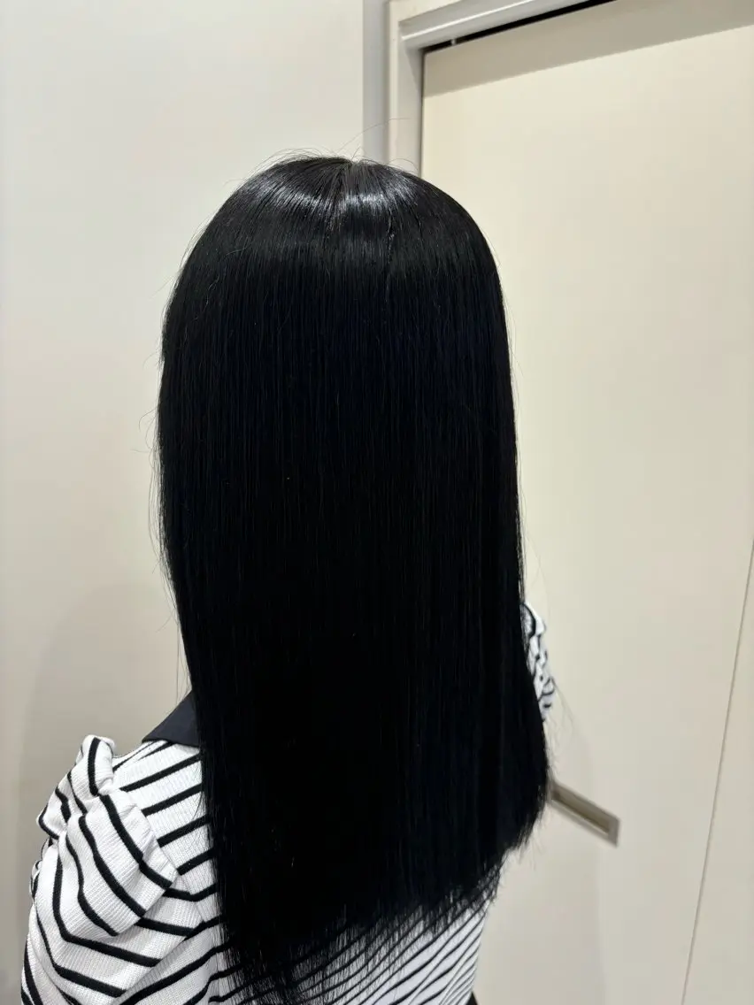ロング カラー 黒髪 ブリーチ カーリーパーマ/ パーマ/SAKURAのヘアスタイル