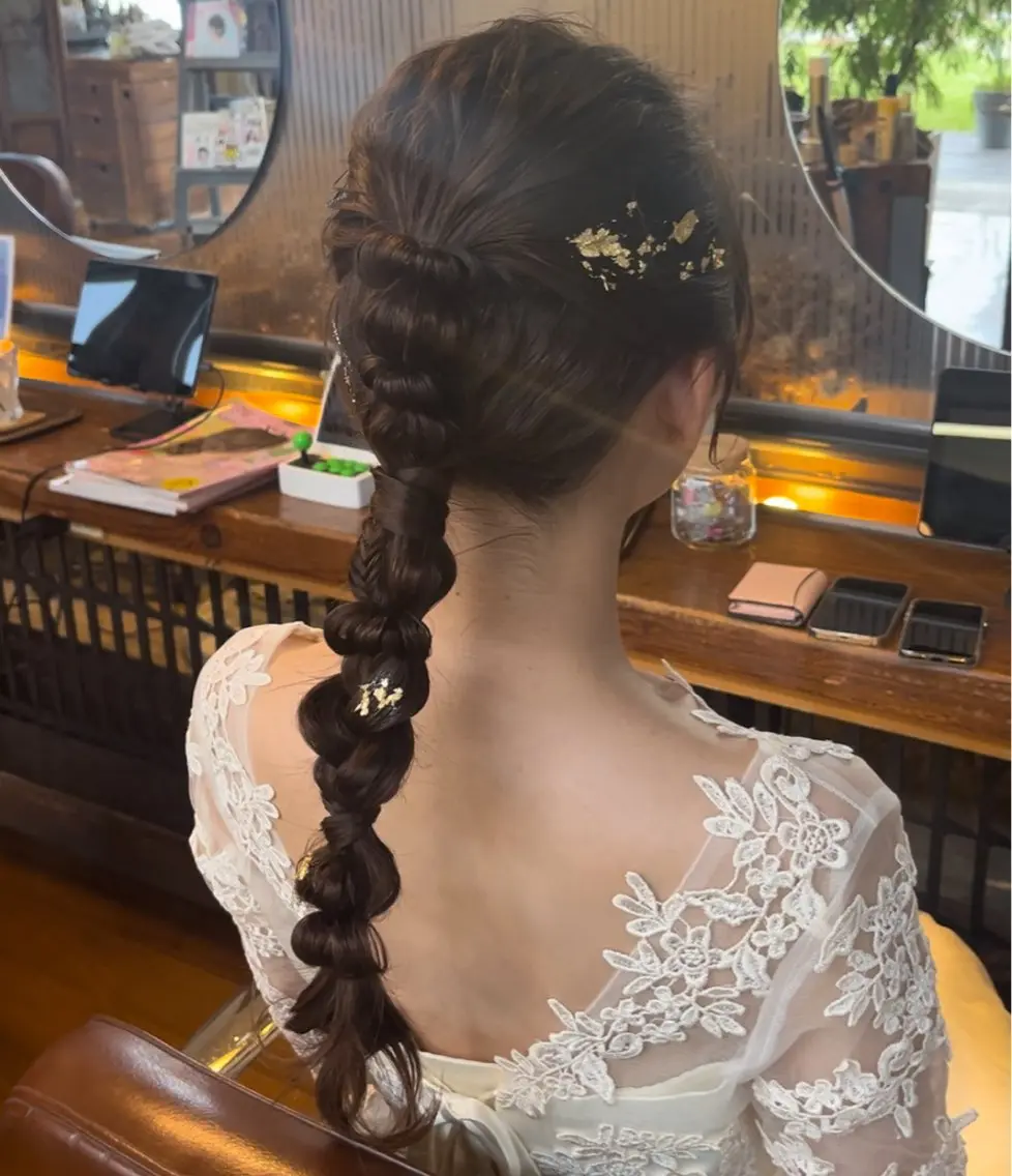 ヘアアレンジ ヘアセット NAGONSTYLE 田村　莉生のヘアスタイル