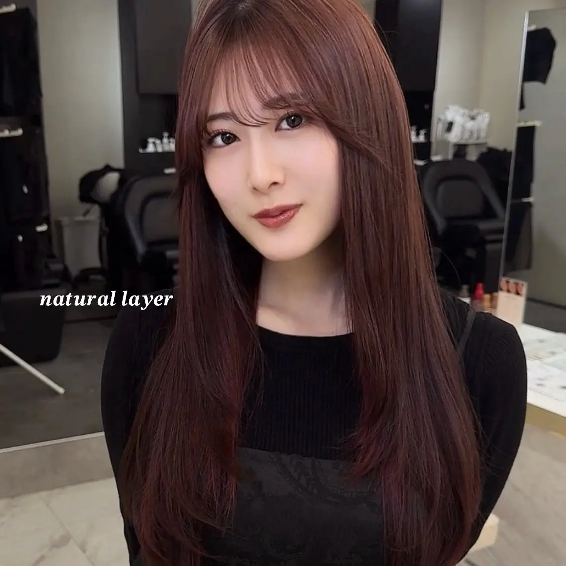 ロング カラー カット ヘアカラー トリートメント ワンカールで決まるレ イヤー/角岡泉希🩶のヘアスタイル