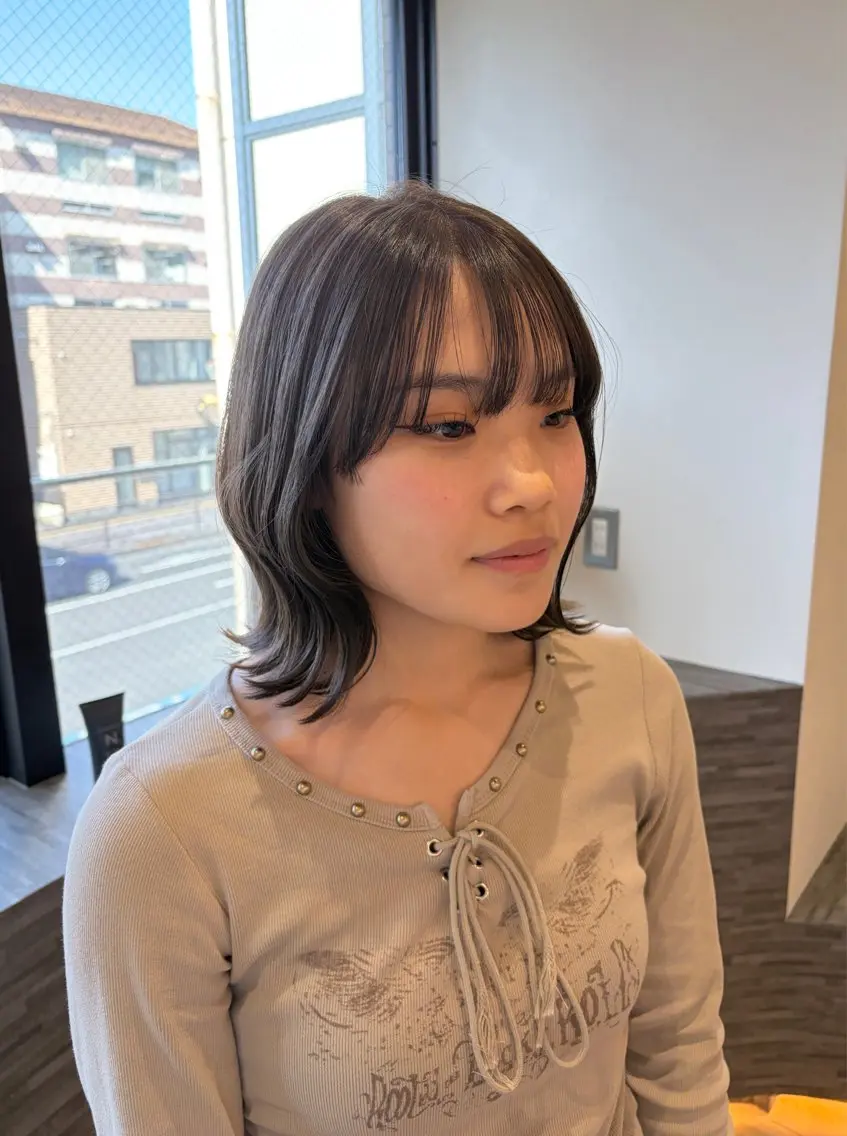 ショート ヘアカラー 透明感/レイヤー /ダブルカラー🪽のヘアスタイル