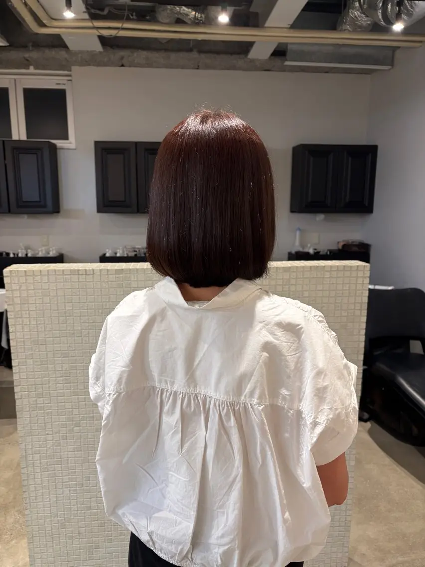 ミディアム カラー ワンカラー¥1, 100💫神宮前のヘアスタイル