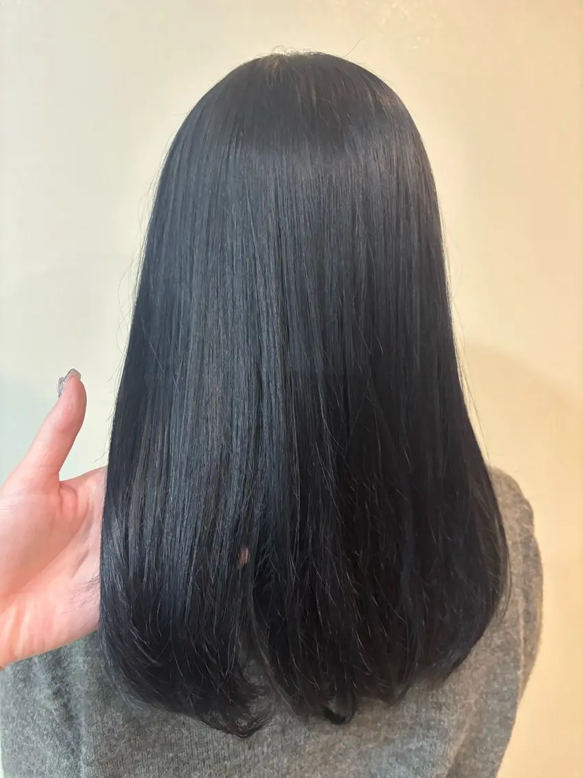 ミディアム カラー ブリーチ 透明感カラー 木下 みさきのヘアスタイル