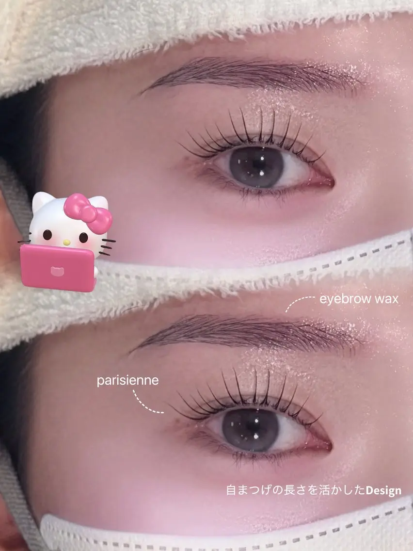 マツエク・マツパ パリジェンヌラッシュリフト 一重×まつ毛パーマ マツパ lazo 三番町店 miyu🖤のマツエク・マツパデザイン