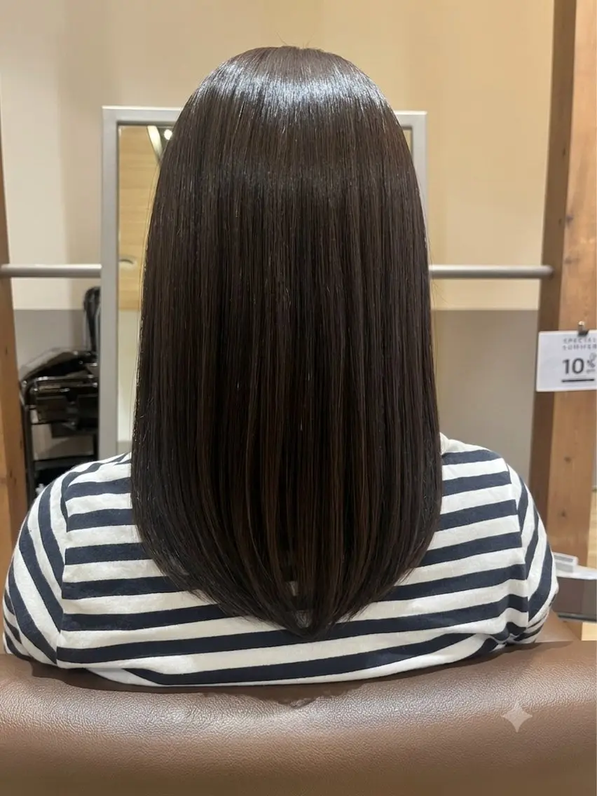 ロング カット ヘアカラー 渡邉 奈美のヘアスタイル
