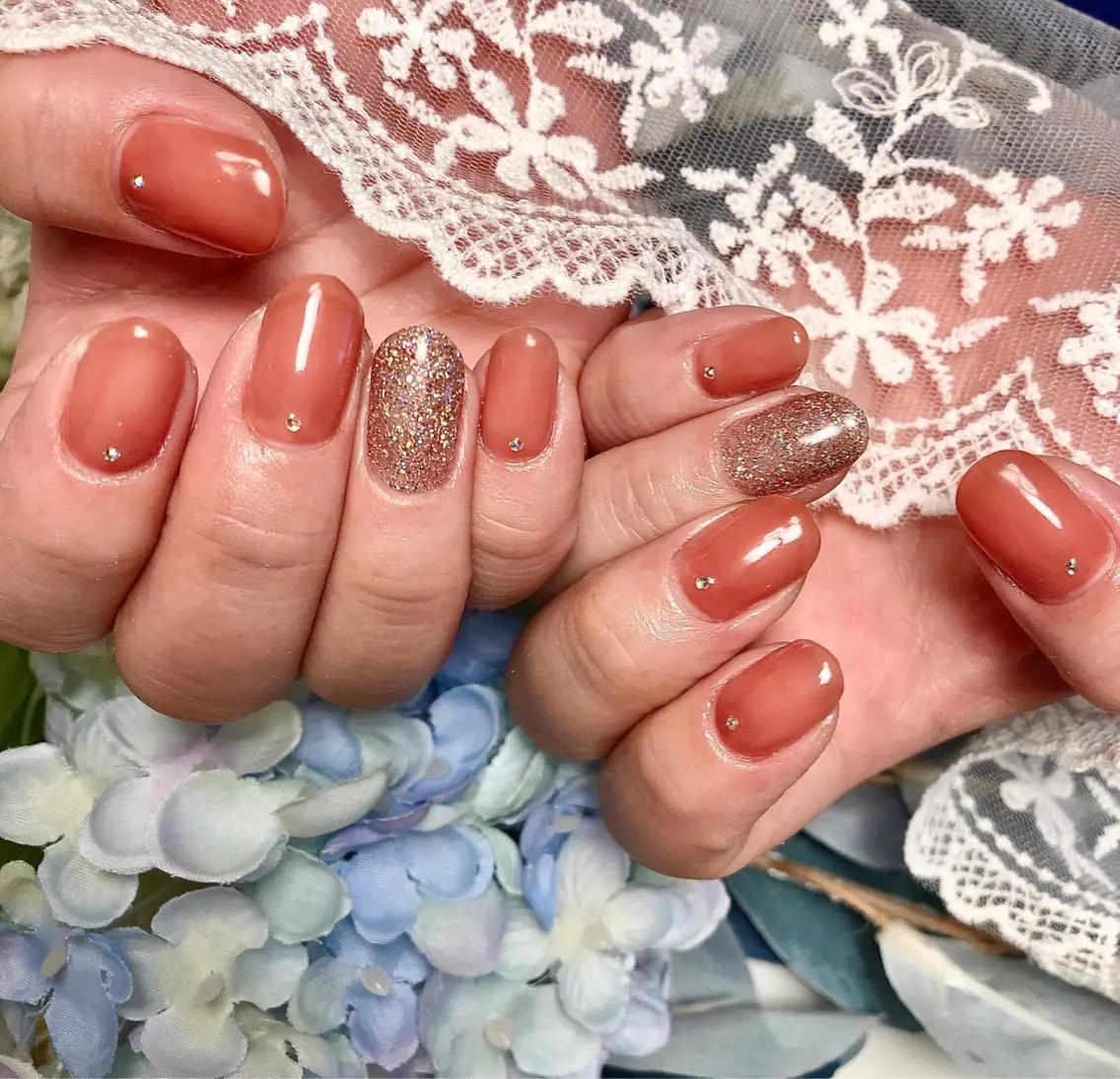 ネイル フラッシュネイル ワンカラーネイル 🍭Kiara Nail🍭のネイルデザイン