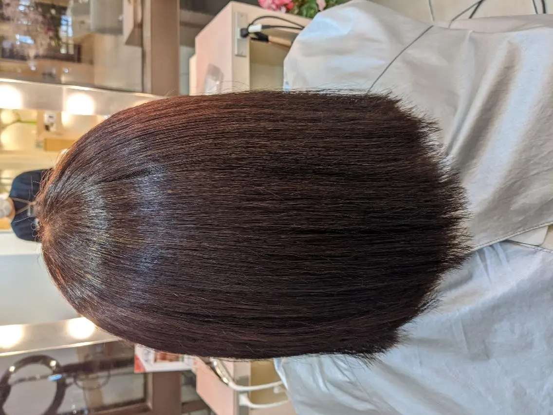 ミディアム ミディアムパーマ 縮毛矯正 斉藤 充哉のヘアスタイル