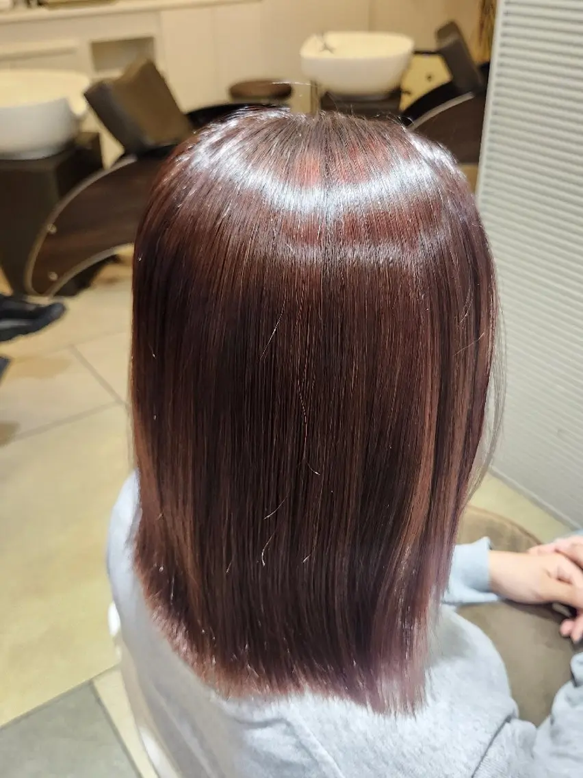 ミディアム ヘアカラー 暖色カラー/髪質改善 /メンズ🧡莉南のヘアスタイル