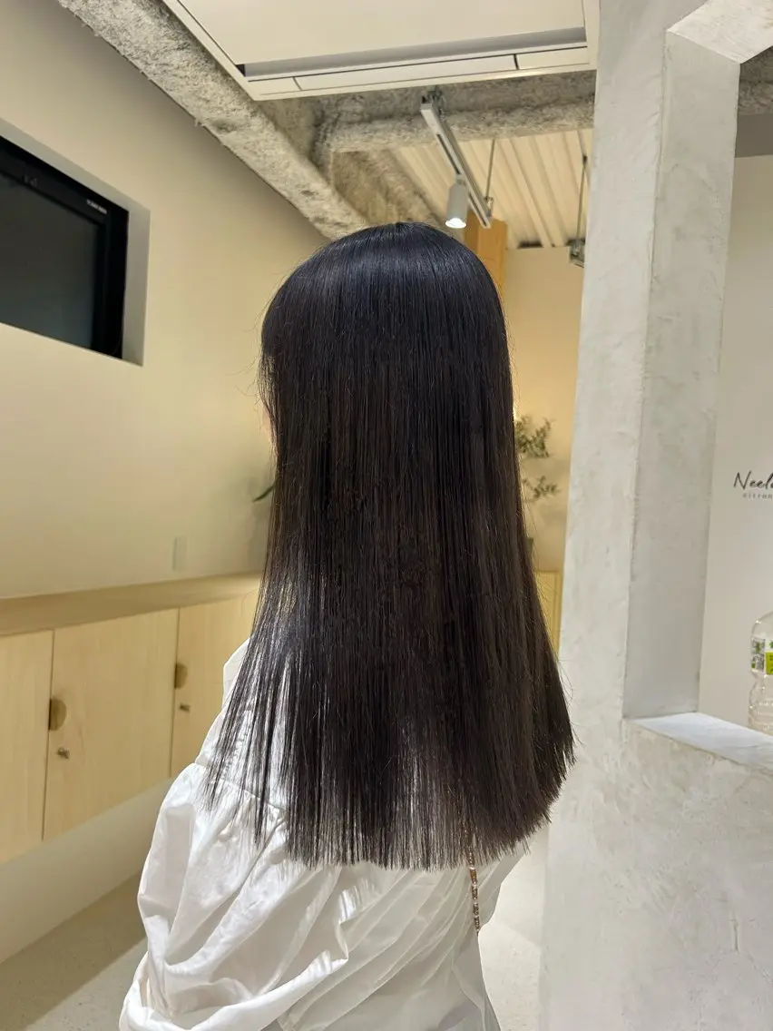 ロング 田中 樹奈のヘアスタイル