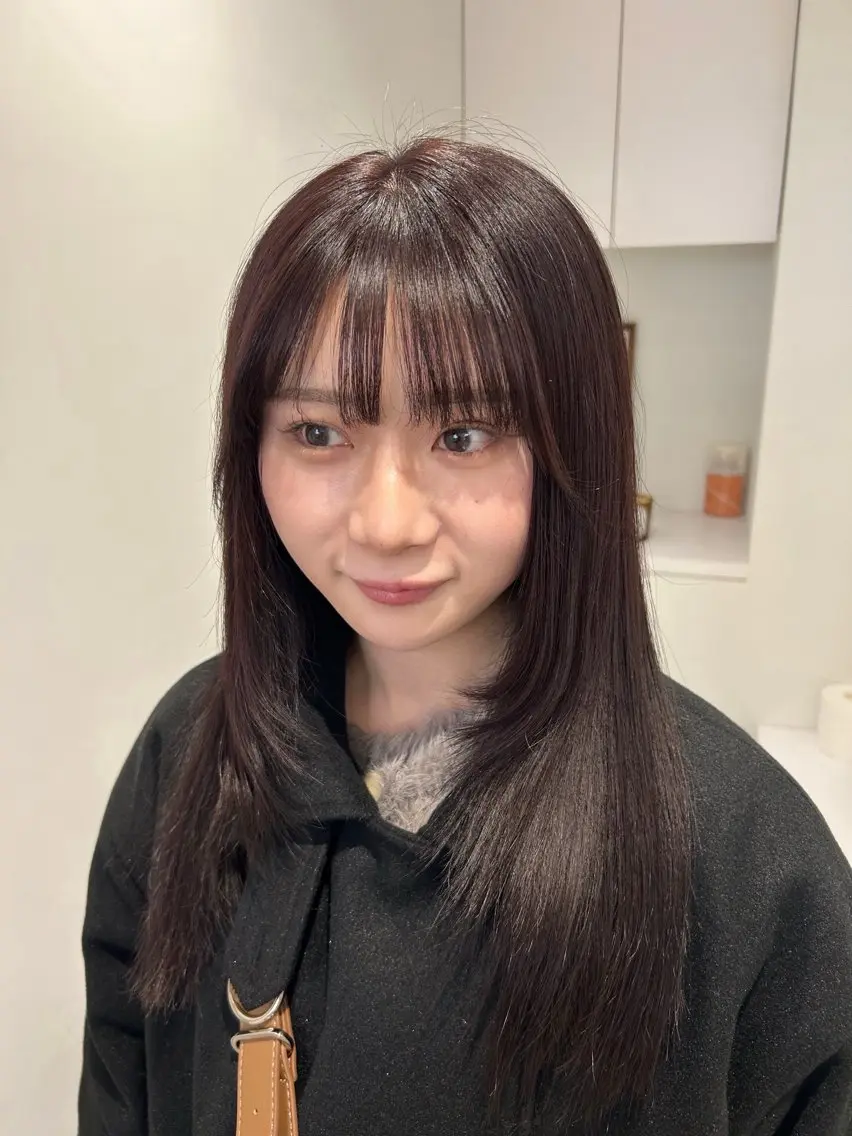 【限定メニュー🫐】カット➕カラー➕2stepトリートメント(ショート、メンズ、レイヤーカット🙅🏻)の写真