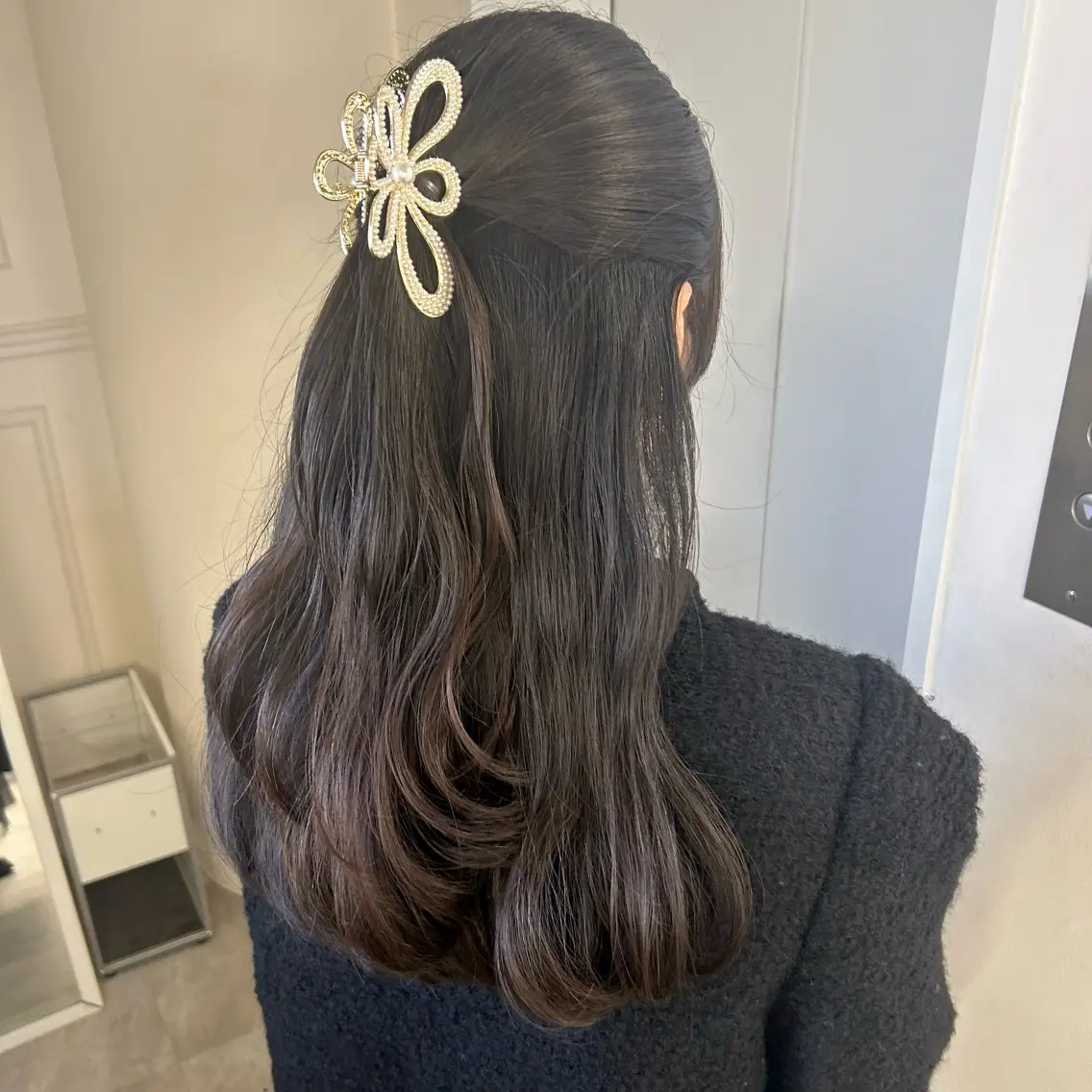 ロング ヘアアレンジ ヘアセット otoha✳︎ くすみ艶カラーのヘアスタイル