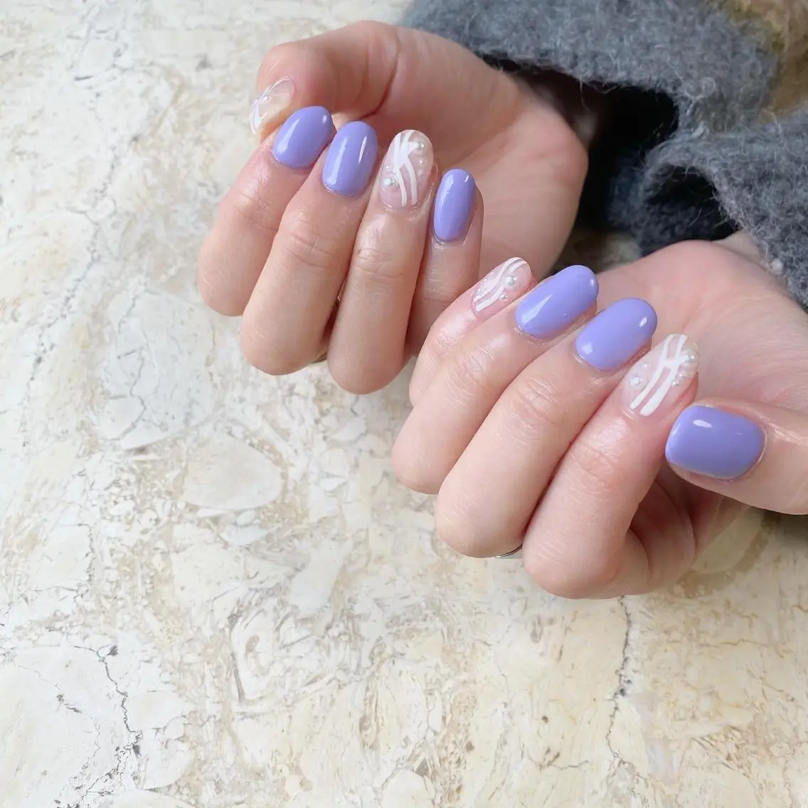 ネイル ニュアンスネイル ハンドネイル フットネイル nail salon mieux(ミュー)のマツエク・マツパデザイン