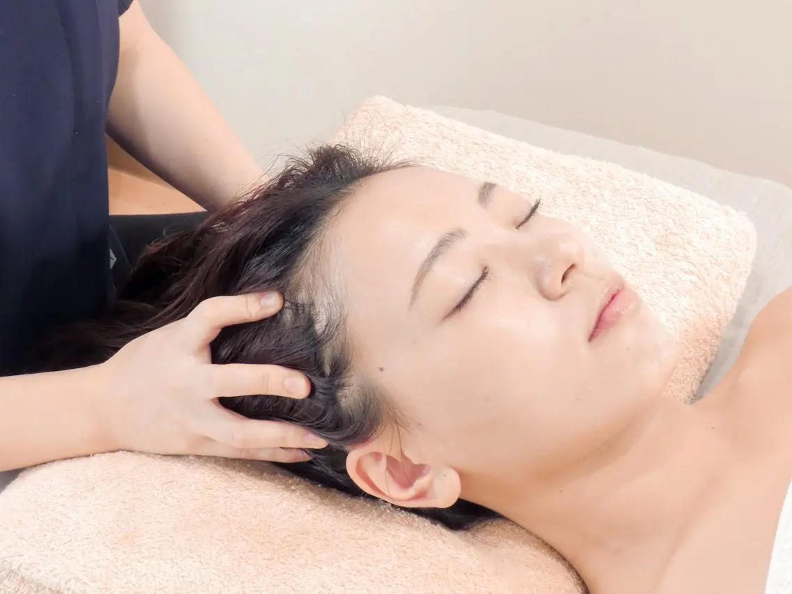 【美容鍼×ヘッドマッサージ】アロマで頭の疲れもスッキリ💆‍♀️✨お試し電気美容鍼90分¥13,200→ ¥4,900の写真