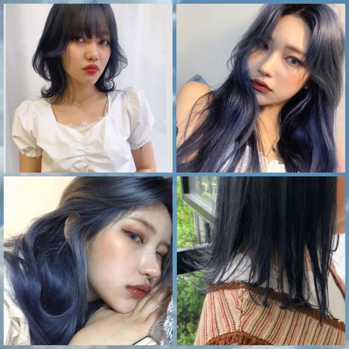 セミロング カラー 髙塚碧🇰🇷 韓国ヘア🎗️のヘアスタイル