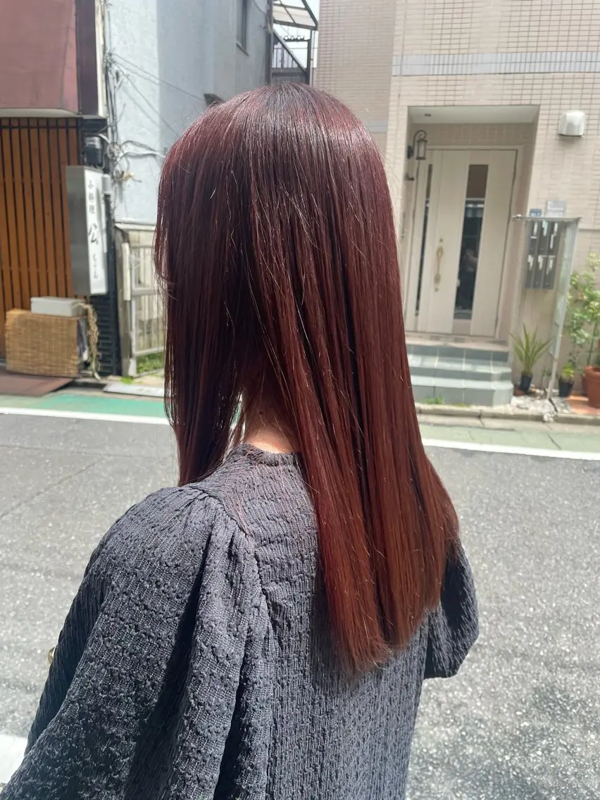 🤍🪽カラー＋3stepトリートメントの写真