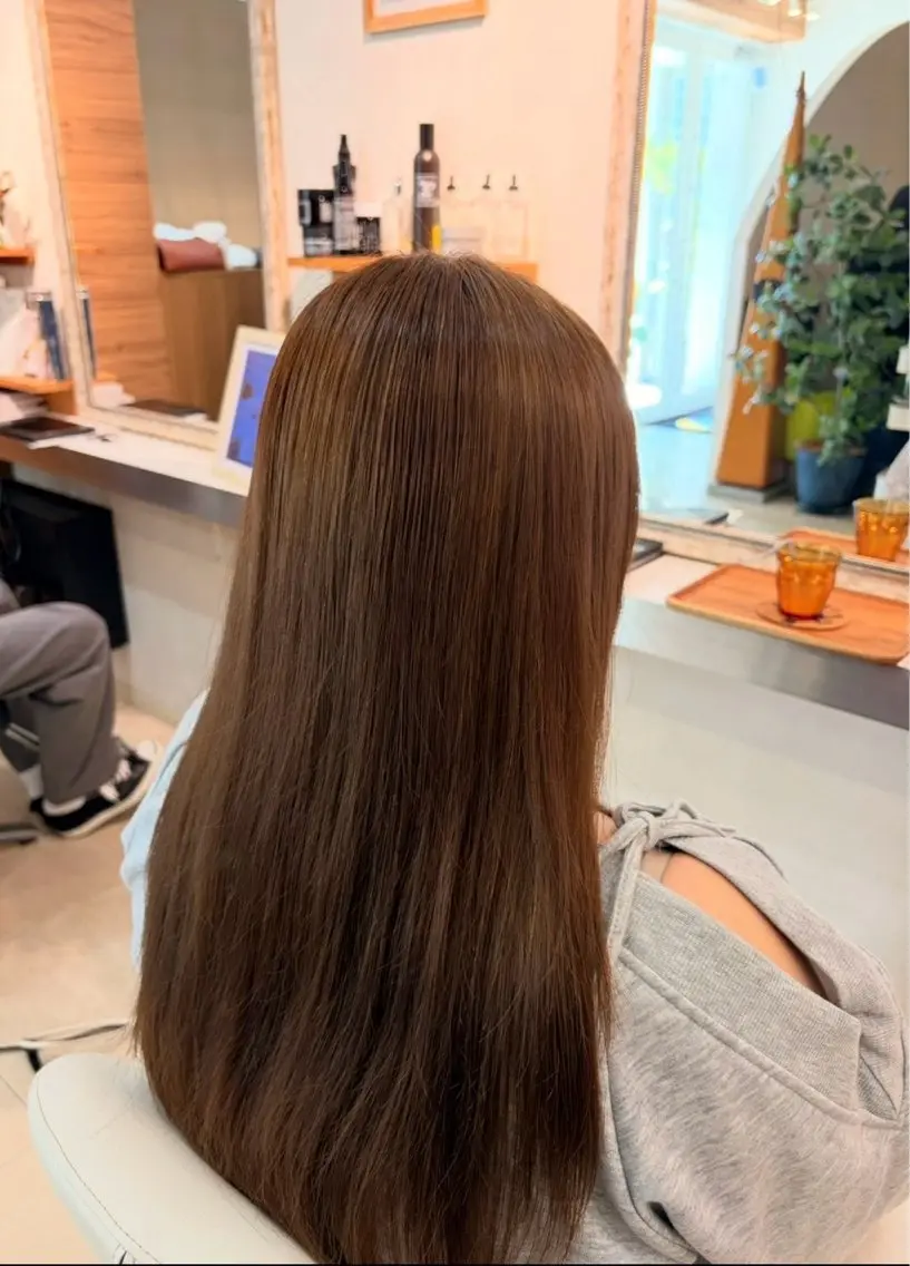ロング ヘアカラー トリートメント hair bonitaのヘアスタイル
