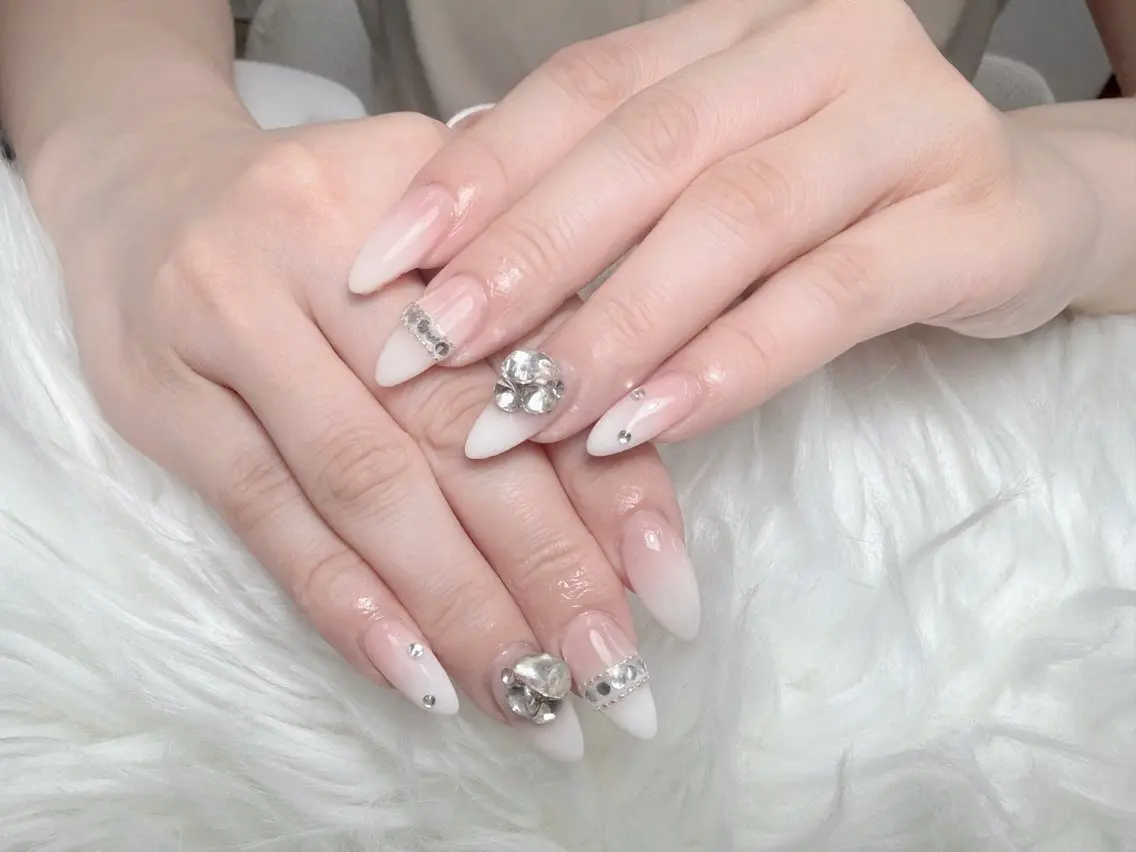 ネイル フレンチネイル グラデーション 韓国ネイル マグネットネイル ワンカラーネイル ハンドネイル Jang Nailのネイルデザイン