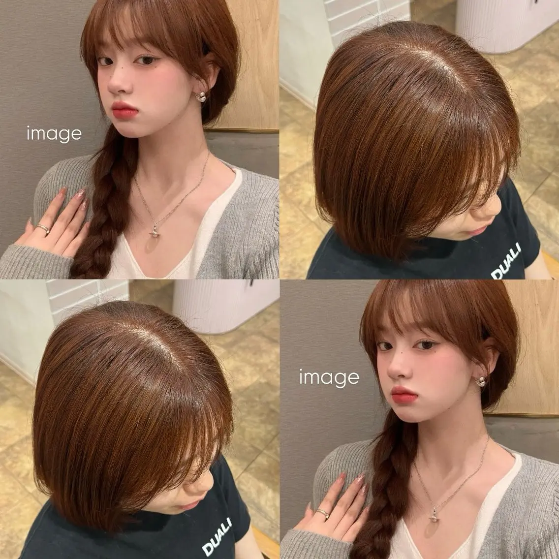 カラー ブラウンカラー オレンジ オレンジブラウン カラーモデル募集中 🫧HONOKAのヘアスタイル